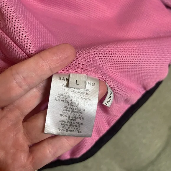 Sandy Liang Jacket - Women's Large Black - Faux Leopard Ski Coat Designer - Picture 8 of 13